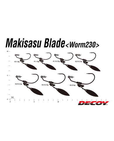 Worm230G Makisasu Blade (Decoy) Worm230G Makisasu Blade (Decoy)