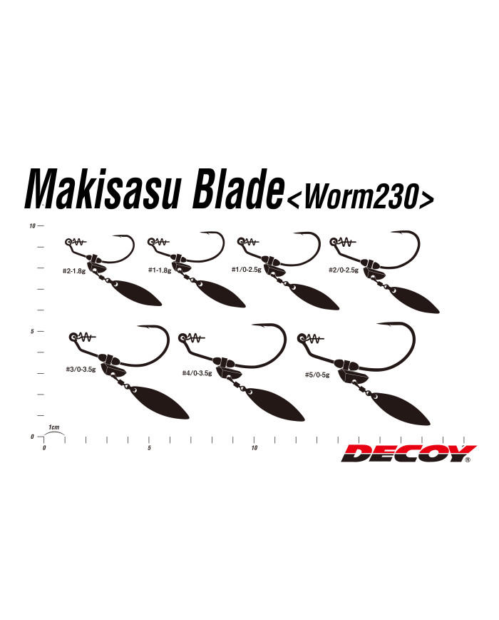 Worm230G Makisasu Blade (Decoy)