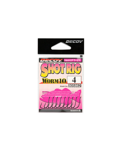 Worm10 Shot Rig Hook (Decoy) Worm10 Shot Rig Hook (Decoy)
