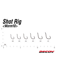Worm10 Shot Rig Hook (Decoy) Worm10 Shot Rig Hook (Decoy)