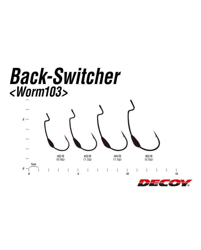 Worm103 Back Switcher Hook (Decoy) Worm103 Back Switcher Hook (Decoy)