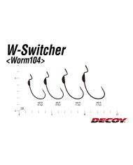 Worm104 W-Switcher Hook (Decoy) Worm104 W-Switcher Hook (Decoy)