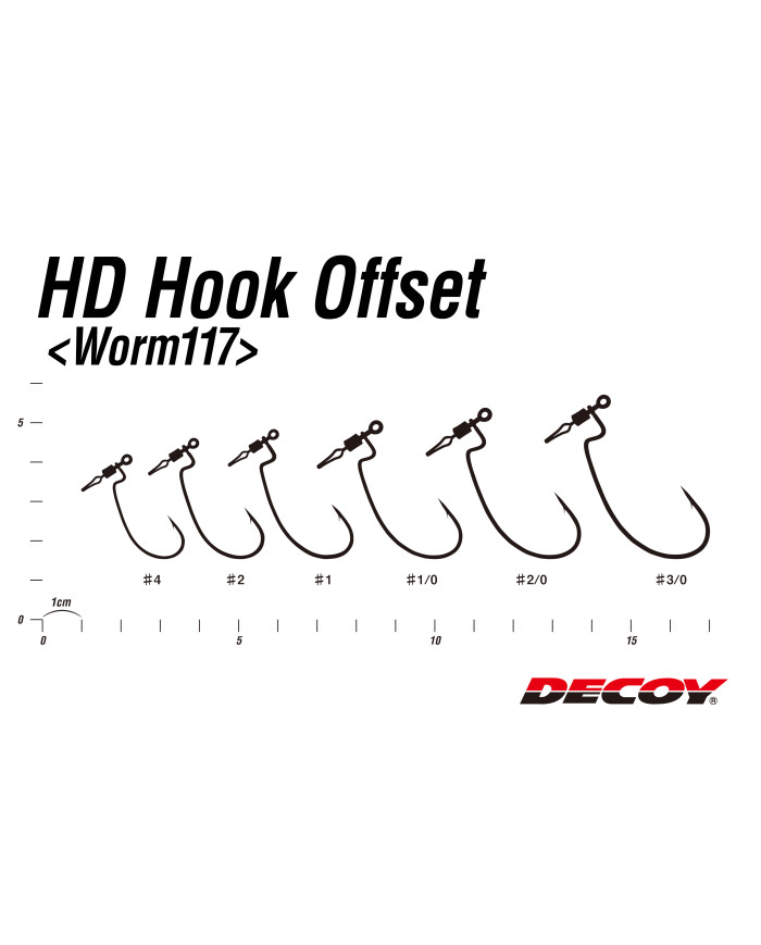 Worm117 HD Hook Offset Hook (Decoy)