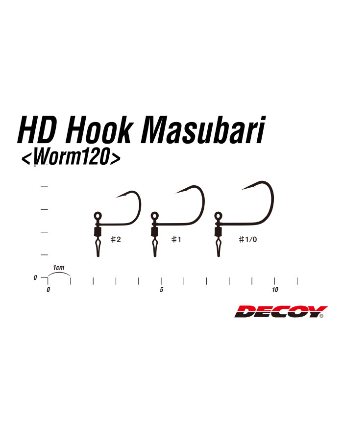 Worm120 HD Masubari Hook (Decoy)