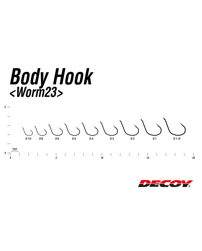 Worm23 Body Hook (Decoy) Worm23 Body Hook (Decoy)