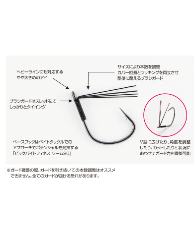 Worm220 Cover Finesse HD Hook (Decoy) Worm220 Cover Finesse HD Hook (Decoy)