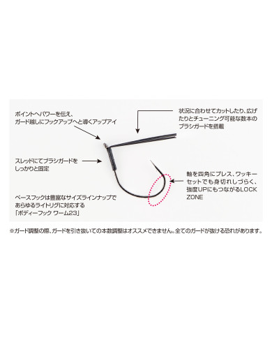 Worm108 Body Guard HD Hook (Decoy) Worm108 Body Guard HD Hook (Decoy)