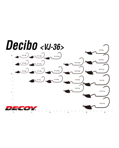 VJ-36 Decibo Darter Offset Jighead (Decoy) VJ-36 Decibo Darter Offset Jighead (Decoy)