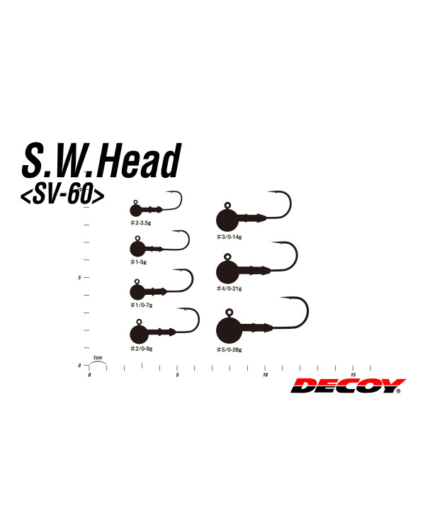 SV-60 S.W. Ballhead Jig Head (Decoy) SV-60 S.W. Ballhead Jig Head (Decoy)