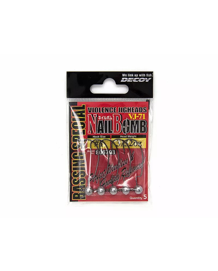 VJ-71 Nail Bomb Offset Jighead (Decoy)