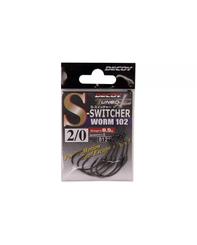 Worm102 S-Switcher Hook (Decoy) Worm102 S-Switcher Hook (Decoy)