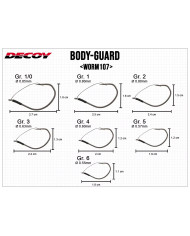 Worm107 Body Guard Hook (Decoy)