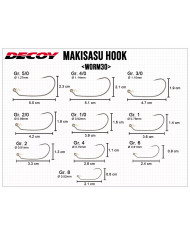 Worm30 Makisasu Hook (Decoy)