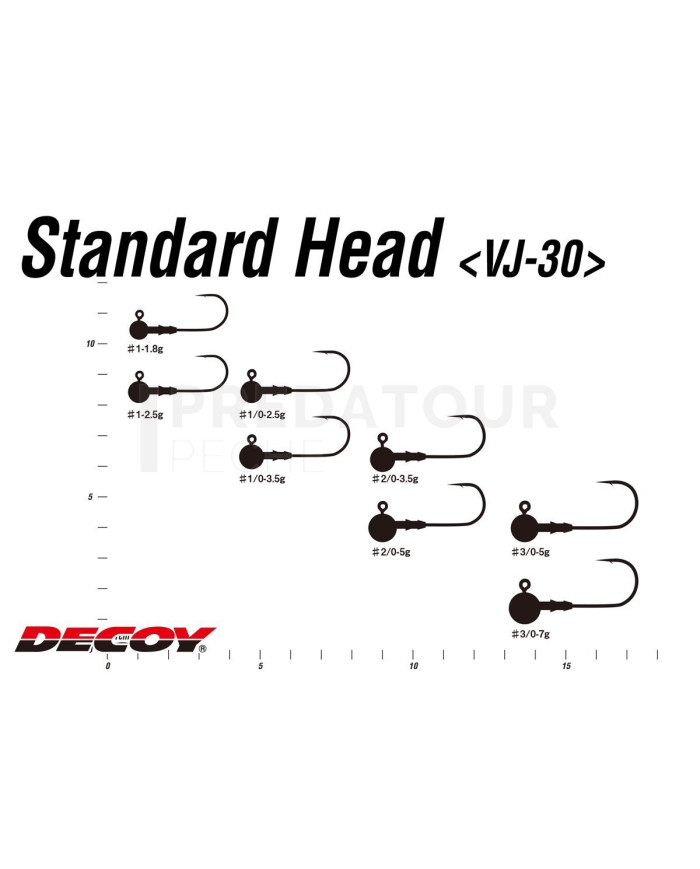VJ-30 Standard Jighead (Decoy)