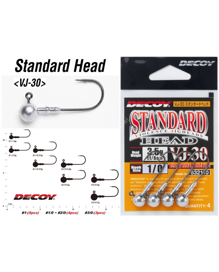 VJ-30 Standard Jighead (Decoy)