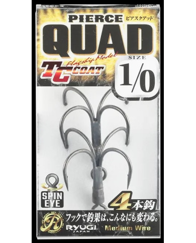 Pierce Quad Swivel Eye Hook (Ryugi Japan) Pierce Quad Swivel Eye Hook (Ryugi Japan)