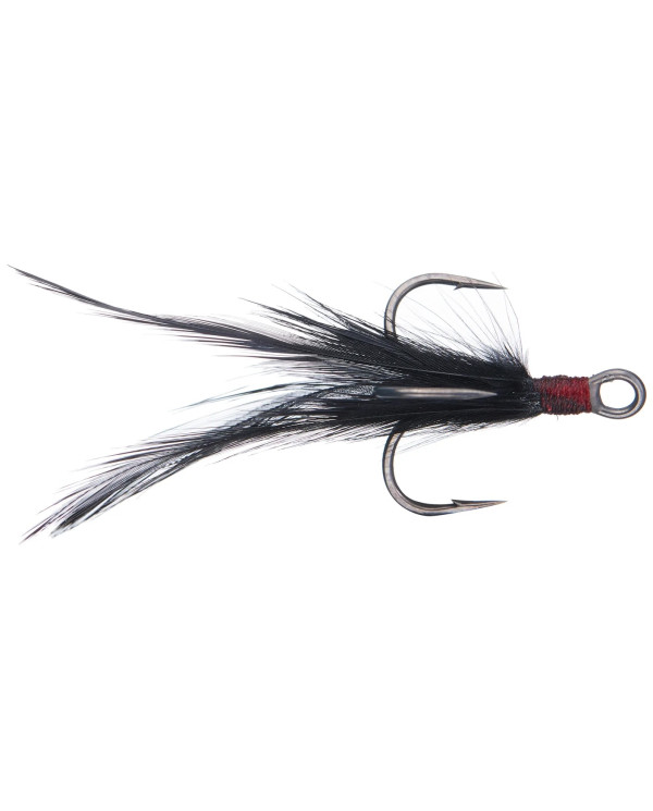 Black Feathered Pierce Treble (Ryugi Japan) Black Feathered Pierce Treble (Ryugi Japan)