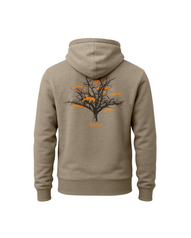 Brush Bite Hoodie - Khaki (6th Sense)