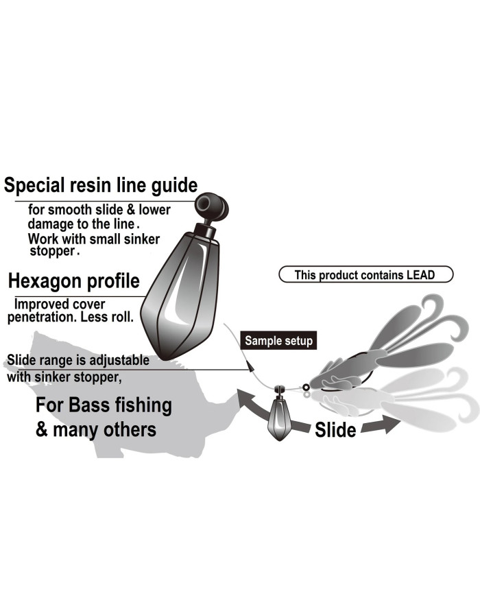 DS-9 TX Dan Sliding Sinker (Decoy)