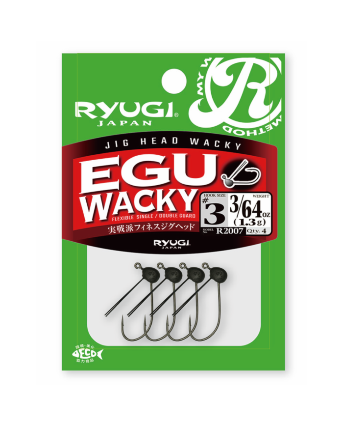 EGU Wacky Weedless Jig Head (Ryugi Japan)