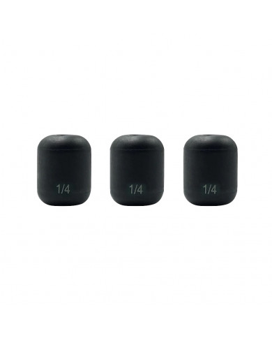 Black Non Chip Quick ID Barrel Weight (Tuff Tungsten)
