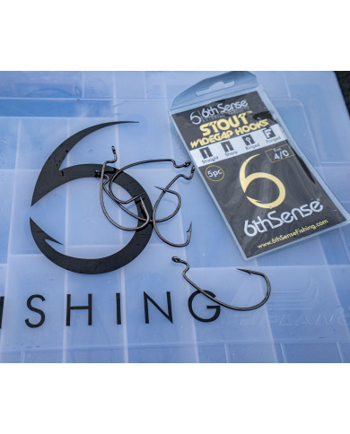 Stout WideGap Worm Hooks (6th Sense) Stout WideGap Worm Hooks (6th Sense)