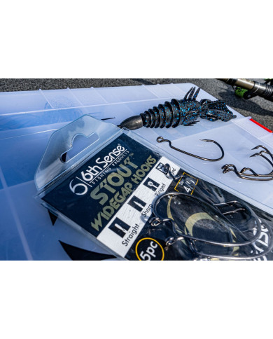Stout WideGap Worm Hooks (6th Sense) Stout WideGap Worm Hooks (6th Sense)