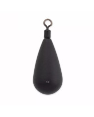 Black Non Chip Quick ID Free Rig Teardrop Dropshot  (Tuff Tungsten)