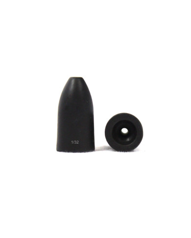 Black Non Chip Quick ID Tungsten Worm Weight (Tuff Tungsten) Black Non Chip Quick ID Tungsten Worm Weight (Tuff Tungsten)