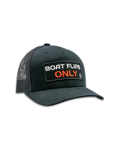 Boat Flips Only Meshback Snapback Trucker Cap (6th Sense)