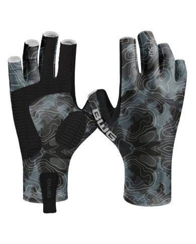 Dark Rorschach Sun Protection Gloves (Blue Water Gear)