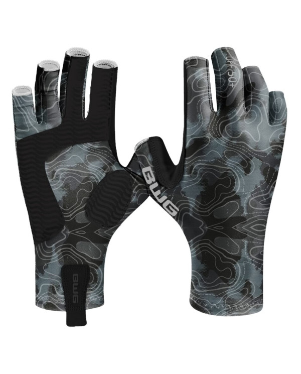 Dark Rorschach Sun Protection Gloves (Blue Water Gear) Dark Rorschach Sun Protection Gloves (Blue Water Gear)