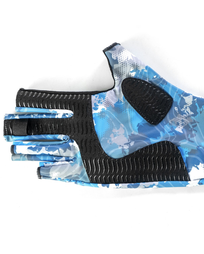 Blue Rorschach Sun Protection Gloves (Blue Water Gear) Blue Rorschach Sun Protection Gloves (Blue Water Gear)