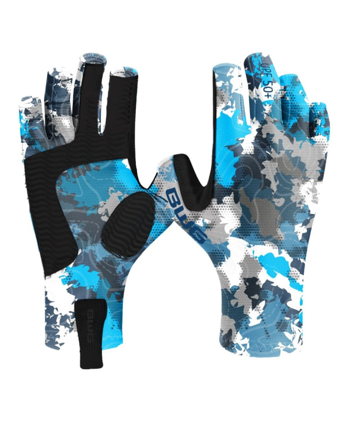 Blue Rorschach Sun Protection Gloves (Blue Water Gear) Blue Rorschach Sun Protection Gloves (Blue Water Gear)