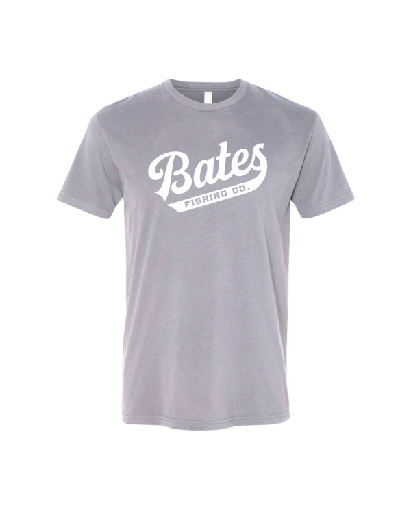 Grey with White Logo Tee (Bates Fishing Co) Grey with White Logo Tee (Bates Fishing Co)
