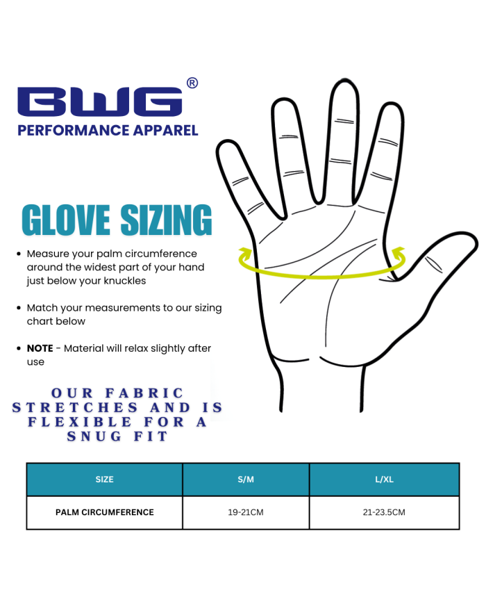 Blue Rorschach Sun Protection Gloves (Blue Water Gear) Blue Rorschach Sun Protection Gloves (Blue Water Gear)