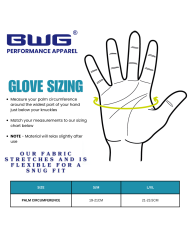 Blue Rorschach Sun Protection Gloves (Blue Water Gear) Blue Rorschach Sun Protection Gloves (Blue Water Gear)