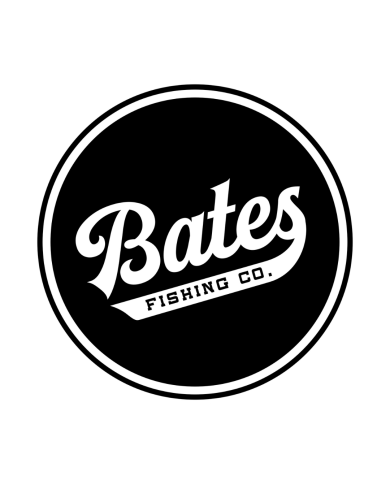 Bates Fishing Co Black Sticker/Decal