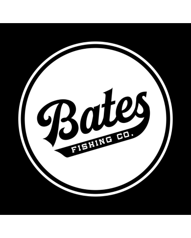 Bates Fishing Co White Sticker/Decal