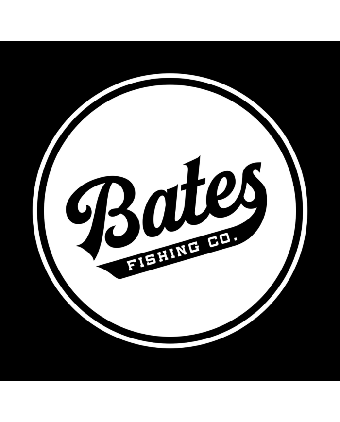 Bates Fishing Co White Sticker/Decal Bates Fishing Co White Sticker/Decal