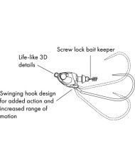 3/4oz Axle Swinging Swim Jig (6th Sense) 3/4oz Axle Swinging Swim Jig (6th Sense)