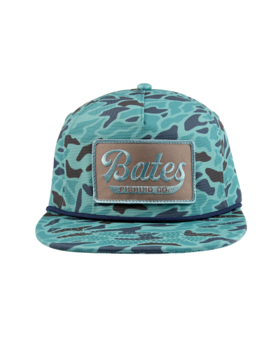 Blue Camo "You Can't Sea Me" Rope Hat (Bates Fishing)