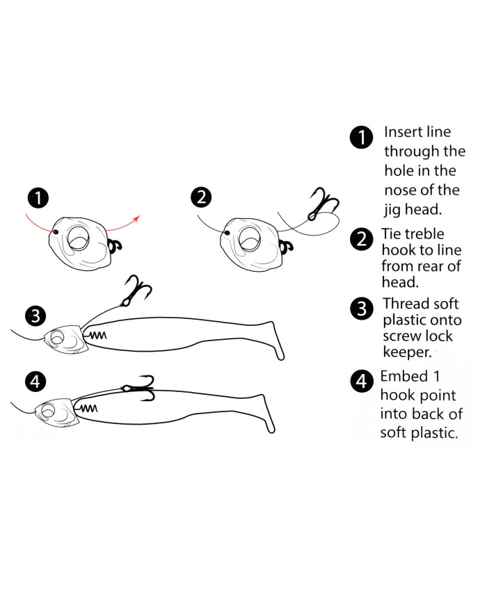 Baby Shad Line Through Treble Head (6th Sense) Baby Shad Line Through Treble Head (6th Sense)