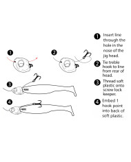 Baby Shad Line Through Treble Head (6th Sense) Baby Shad Line Through Treble Head (6th Sense)